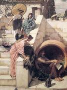 John William Waterhouse Diogenes Sweden oil painting artist